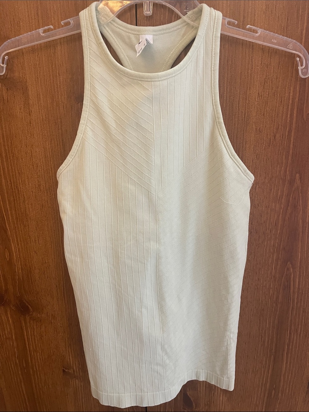 all in motion Light Sage Ribbed Racerback Tank